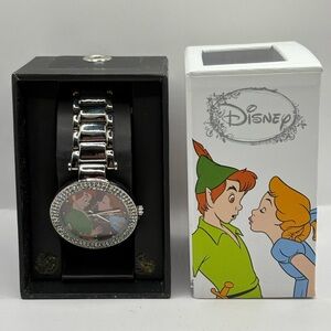 Disney Peter Pan & Wendy Women’s Watch Accutime Rhinestone Untested